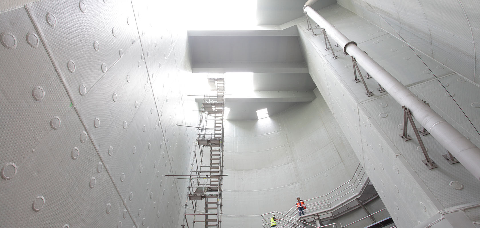 Emscherkanal - Schachtbauwerk Innenansicht