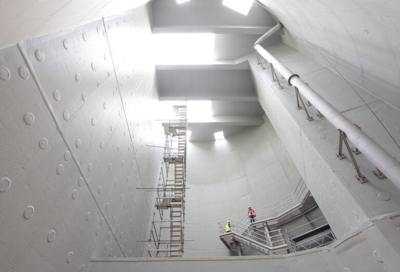 Emscherkanal - Schachtbauwerk Innenansicht
