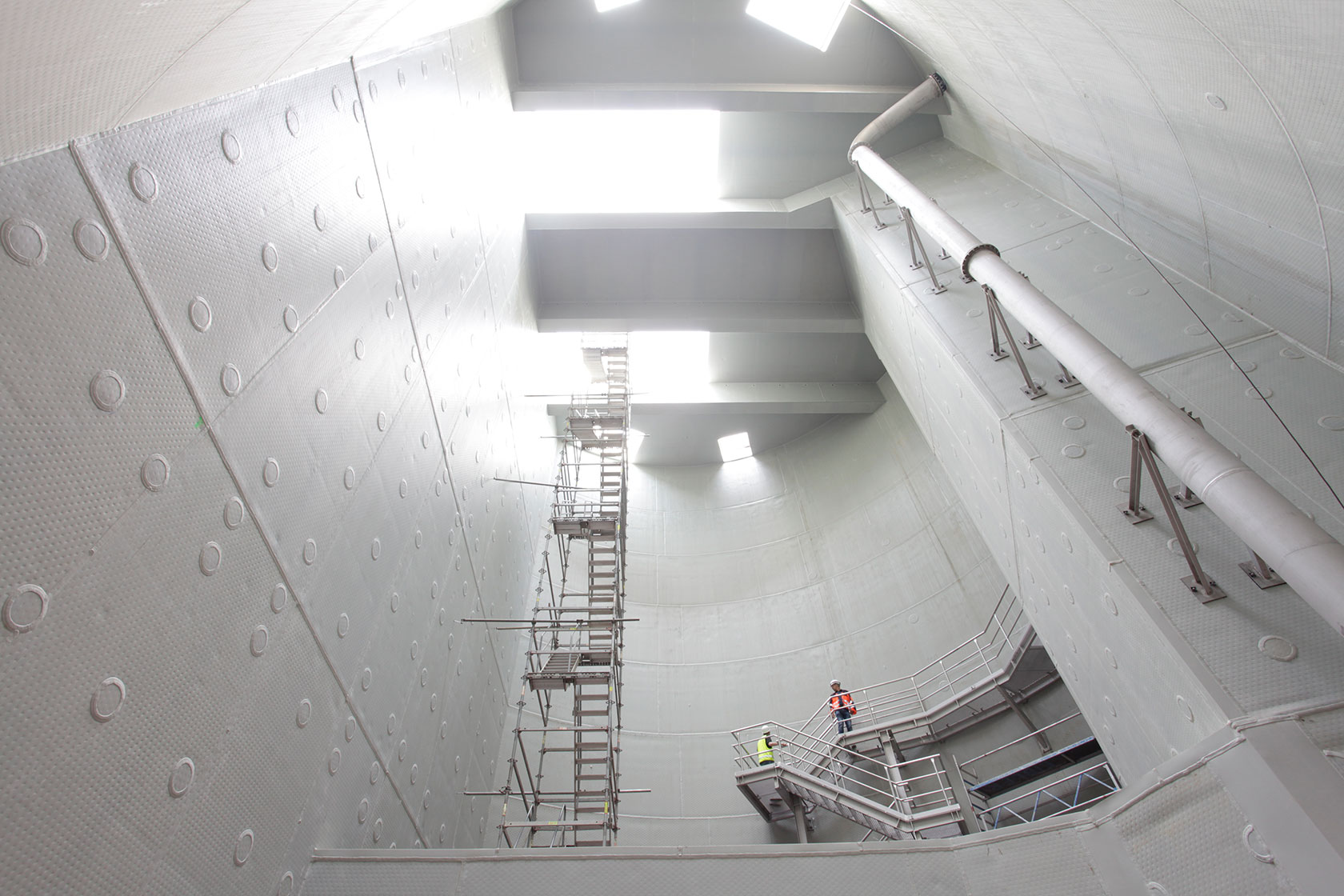 Emscherkanal - Schachtbauwerk Innenansicht