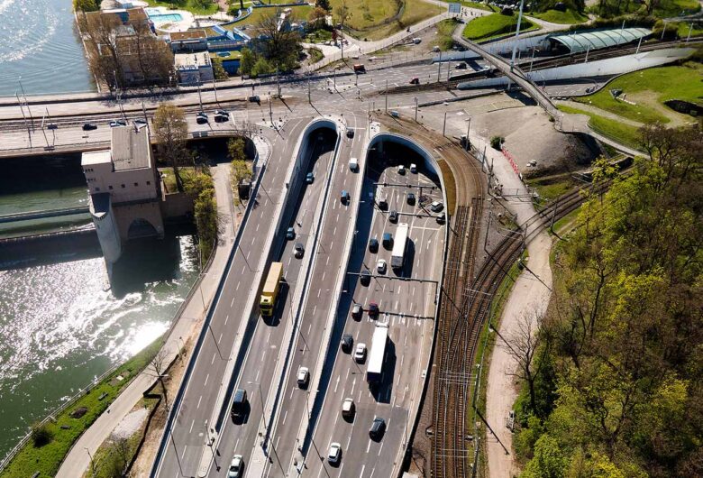Umbau des Stuttgarter Verkehrsknotenpunktes B10/B14 - Fertigstellung Neckartalstraße