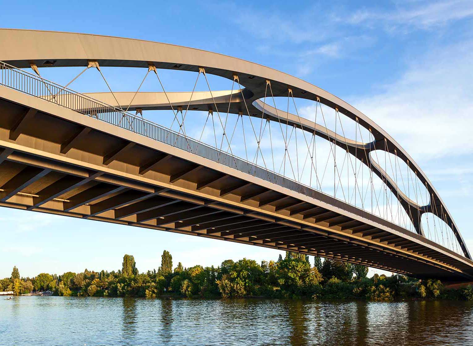 Frankfurt, Osthafenbrücke