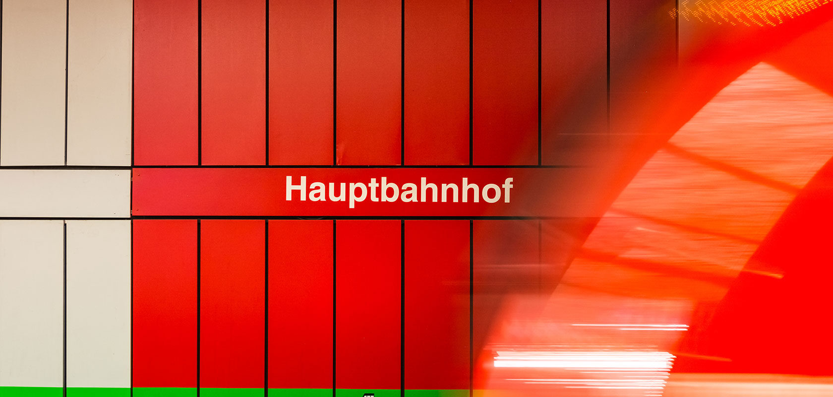 Ein Scan im Hauptbahnhof