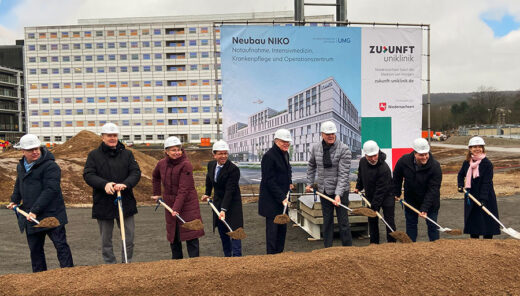 Spatenstich für die Baustufe 1 des Neubaus der Universitätsmedizin Göttingen (UMG)