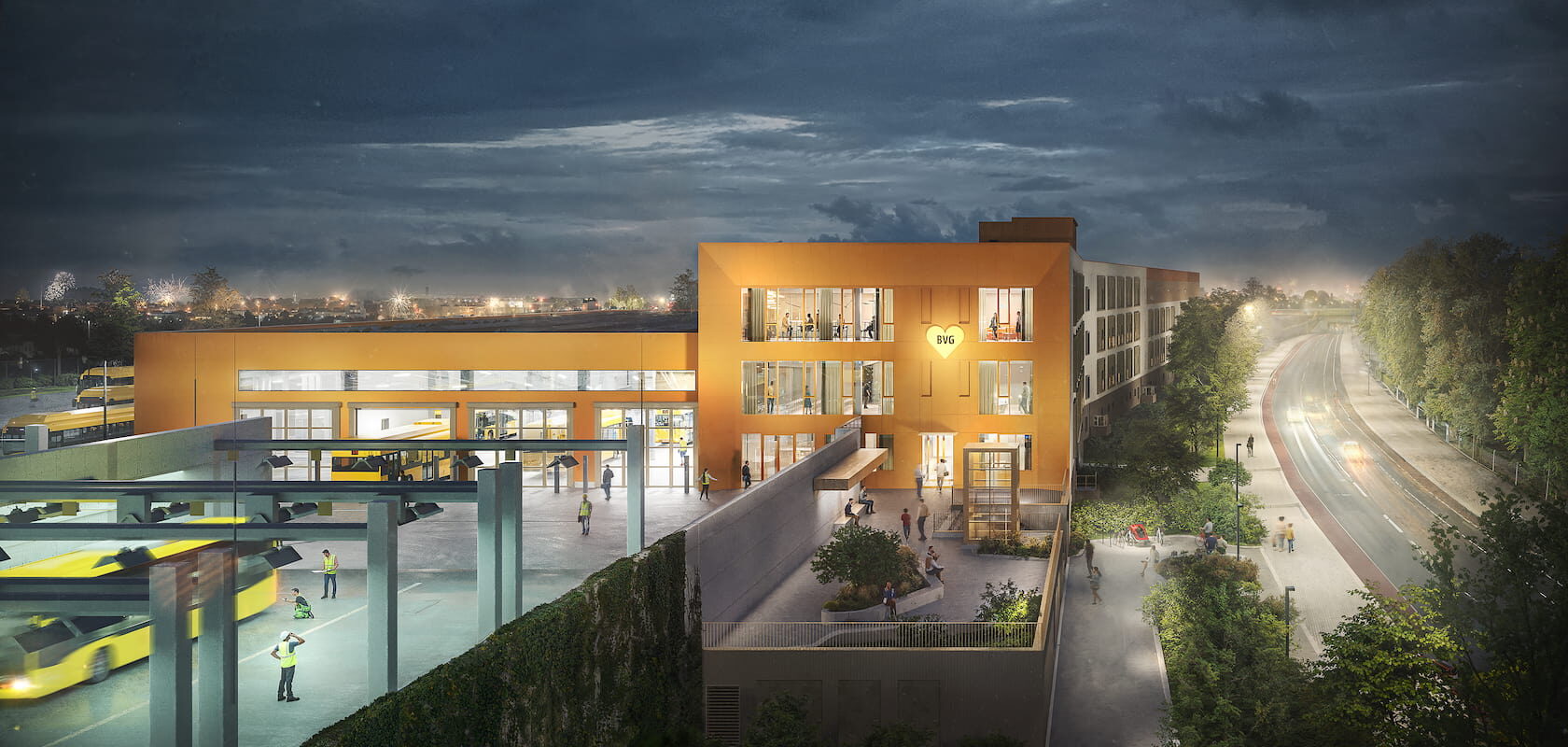 Neubau eines Betriebshofes für Elektrobusse