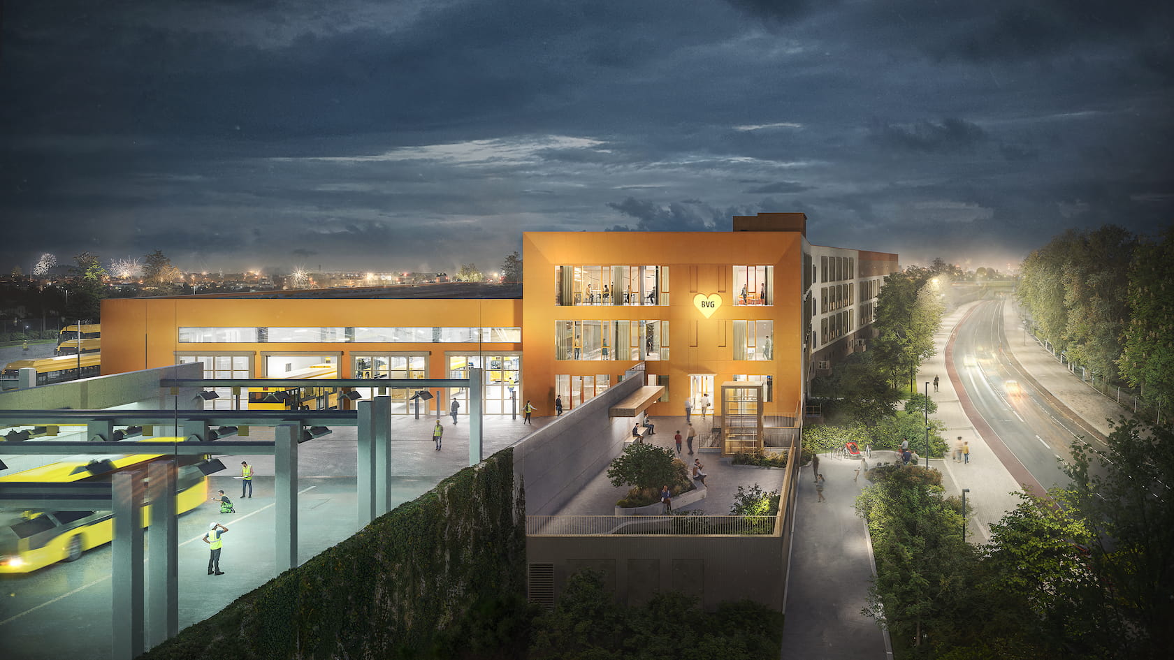 Neubau eines Betriebshofes für Elektrobusse