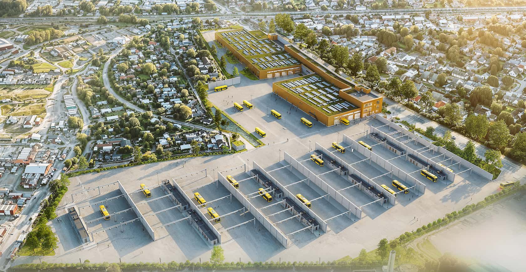 Neubau eines Betriebshofes für Elektrobusse