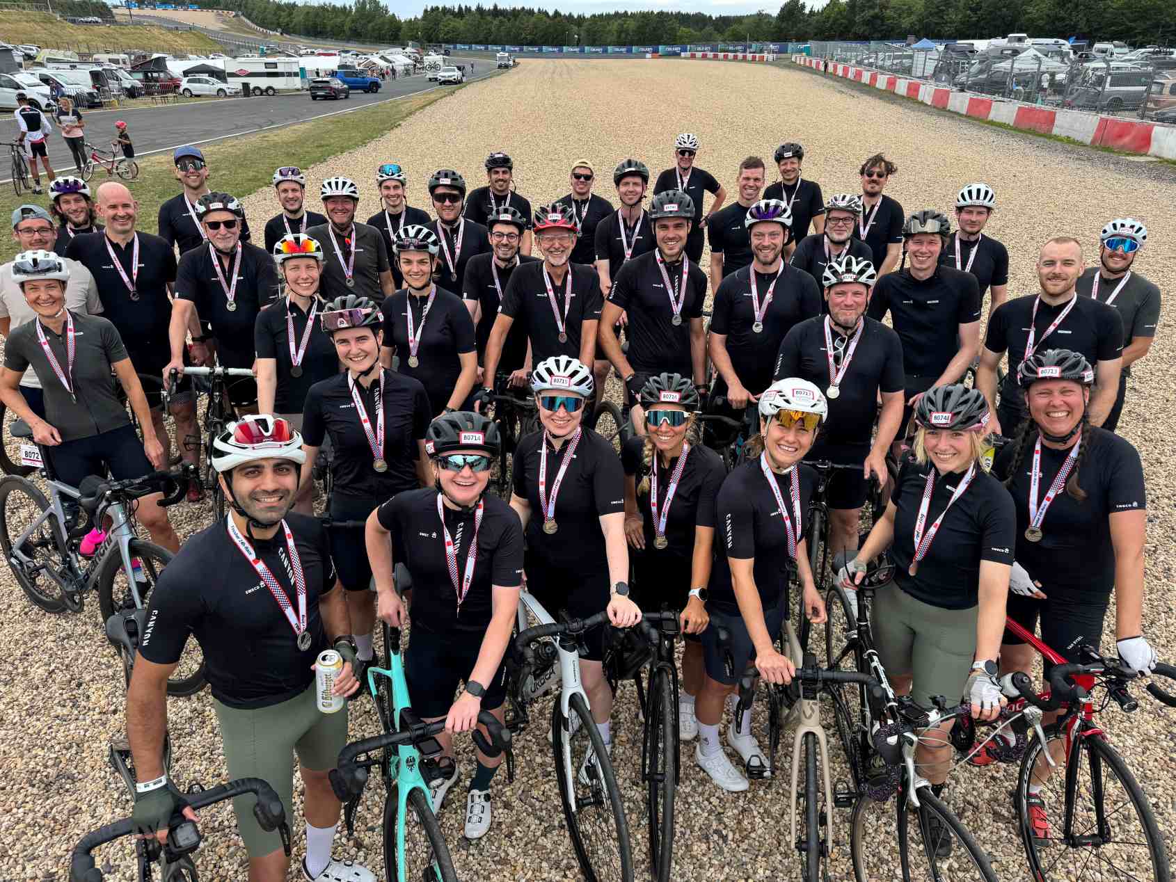 Gruppenbild Sweco bei Rad am Ring 2026
