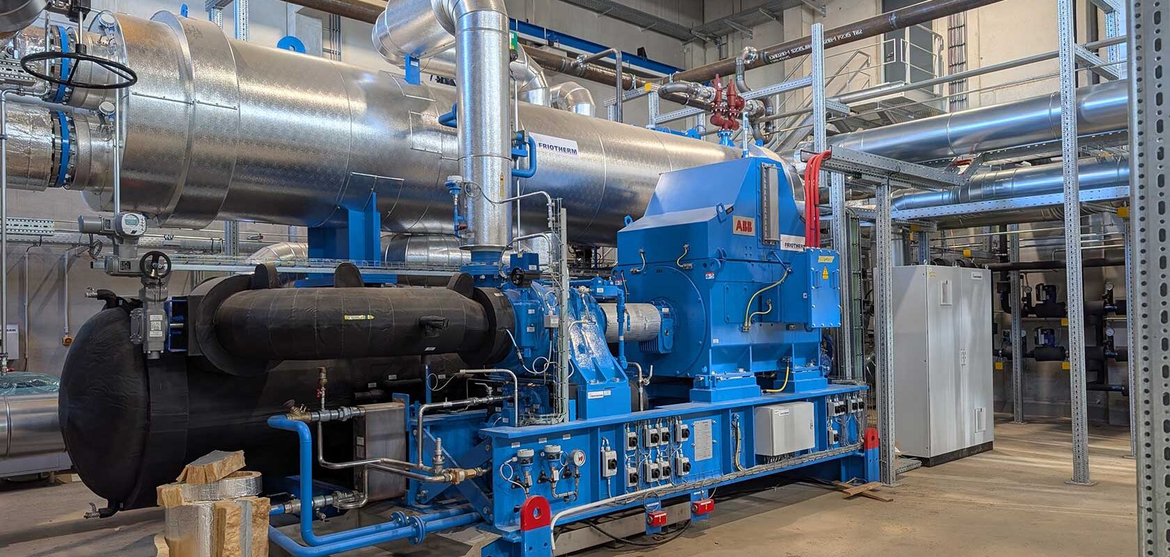 Energiezentrale Cerdia - Wärmepumpe