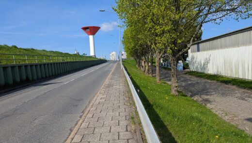 Planung Radwegeinfrastruktur Fischereihafen Bremerhaven- aktueller Zustand