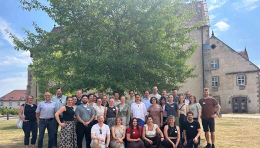 Teilnehmende des Summerbreak Sustainability Netzwerktreffens von Sweco im Kloster Haydau