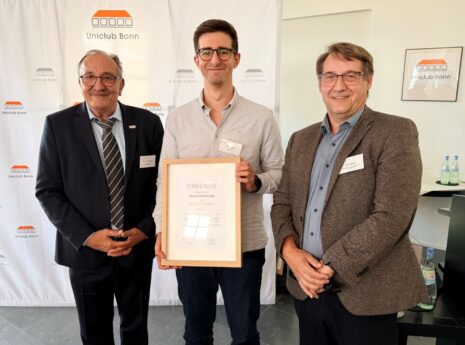 Björn Hornig erhielt für seine Masterarbeit den ersten InwesD-Absolventenpreis 2026