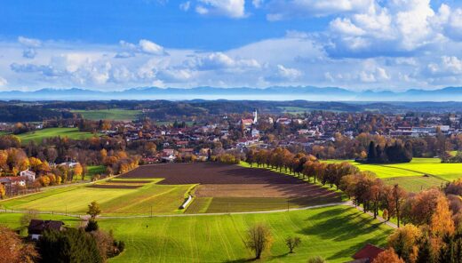 Herbstlandschaft, ländlicher Raum