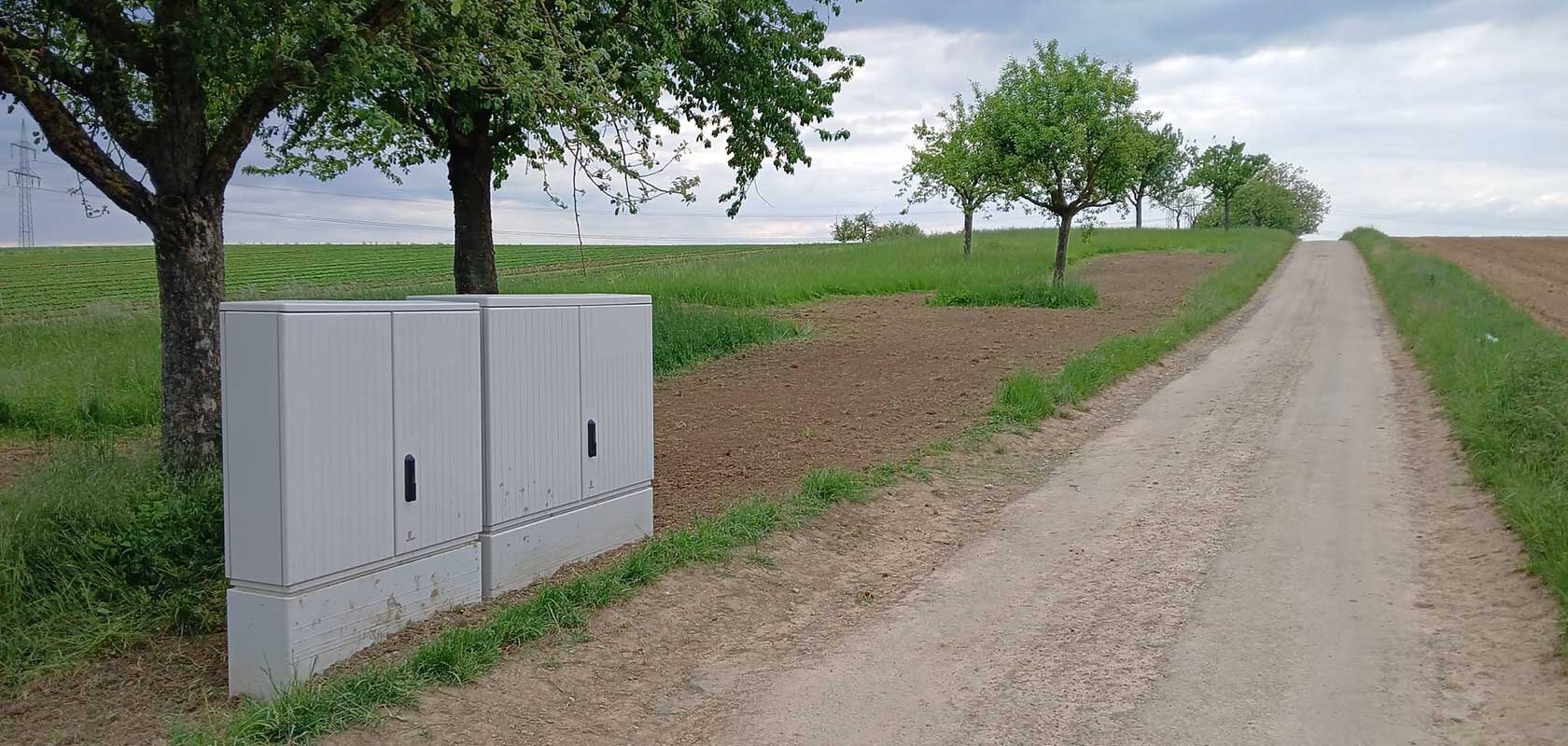 Wegerechte für Erderanlagen an der Rheintal-Süd-Leitung - Feldweg